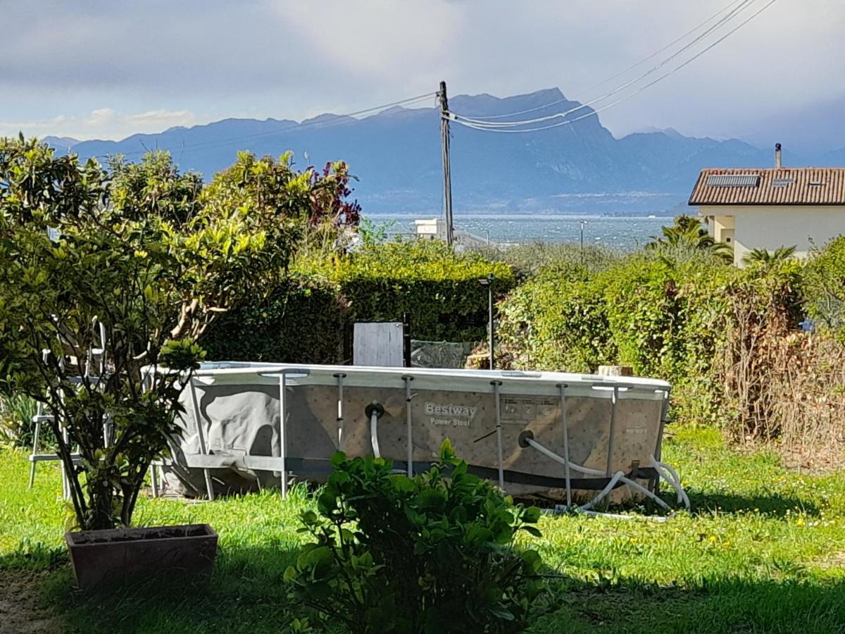 Villa La Magnolia - Private Beach Access, Garden, Views Lazise Exterior foto